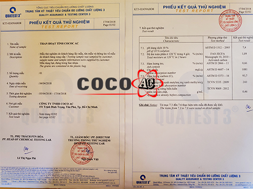 Than hoạt tính Coco AC luôn cam kết chất lượng