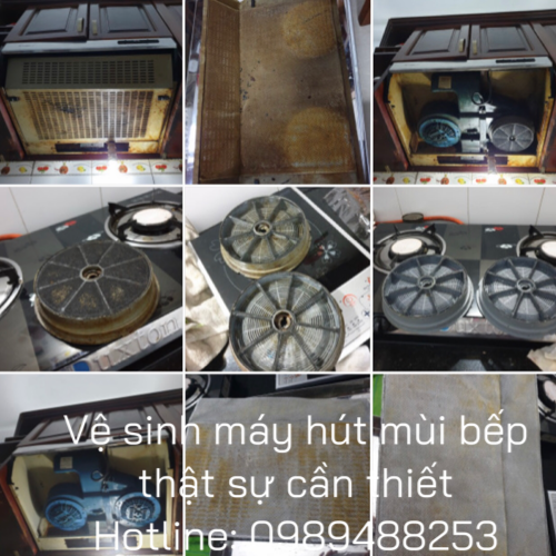 Vệ sinh máy hút mùi bếp tận nhà