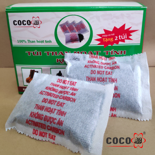 Túi than hoạt tính khử mùi COCO AC (Hộp 10 túi + tặng thêm 2 túi)