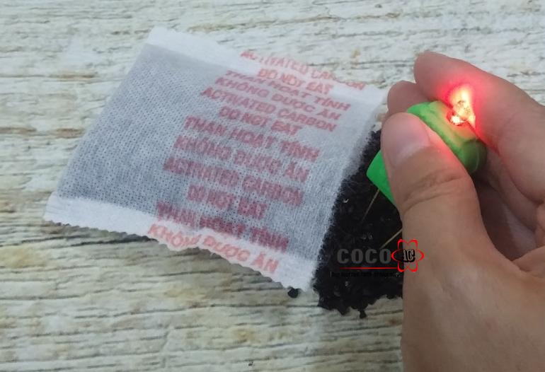 Thành phần: 100% than hoạt tính, khử mùi hiệu quả mà an toàn cho sức khỏe