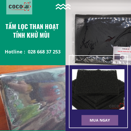 Tấm lọc than hoạt tính khử mùi
