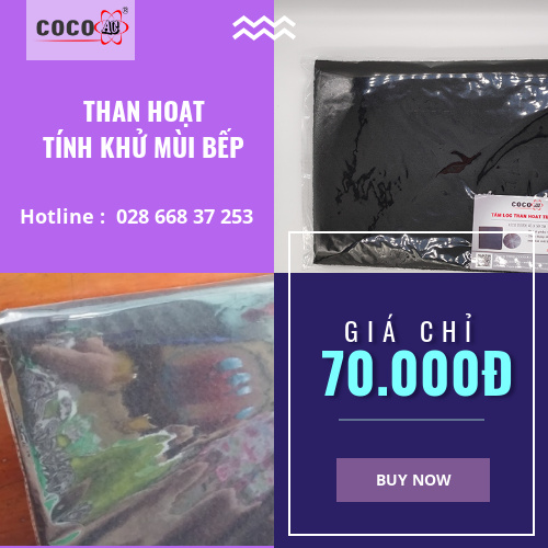 Tấm lọc than hoạt tính khử mùi bếp
