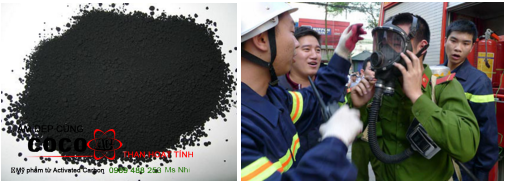 Than hoạt tính là thành phần chính trong quá trình lọc của mặt nạ phòng độc Than hoạt tính là thành phần chính trong quá trình lọc của mặt nạ phòng độc