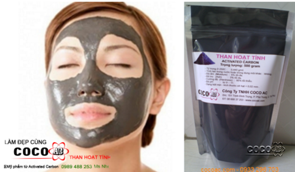 sản xuất than hoạt tính làm mỹ phẩm cho chị em/phái mạnh làm đẹp